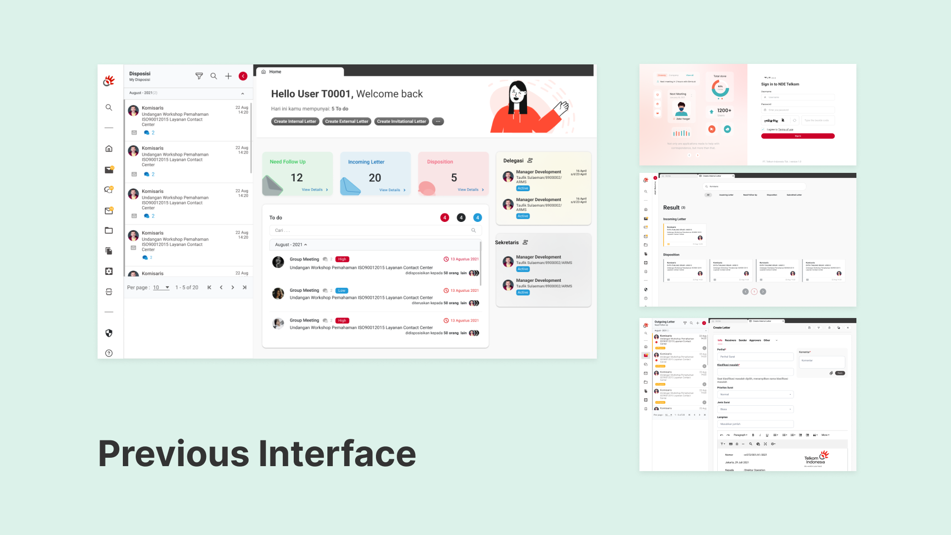 Coofis Before Redesign